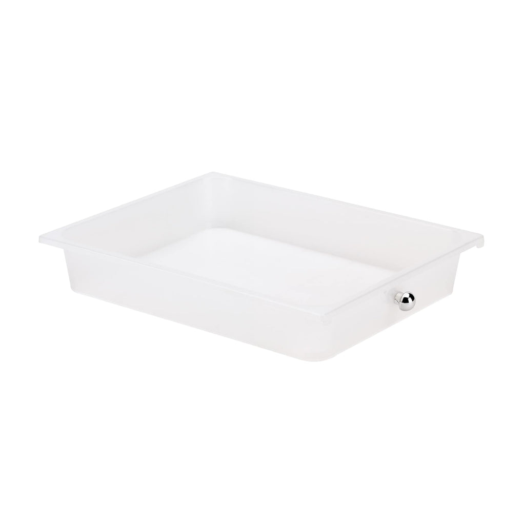 10 Drawer Mobile Cart White Chrome D710