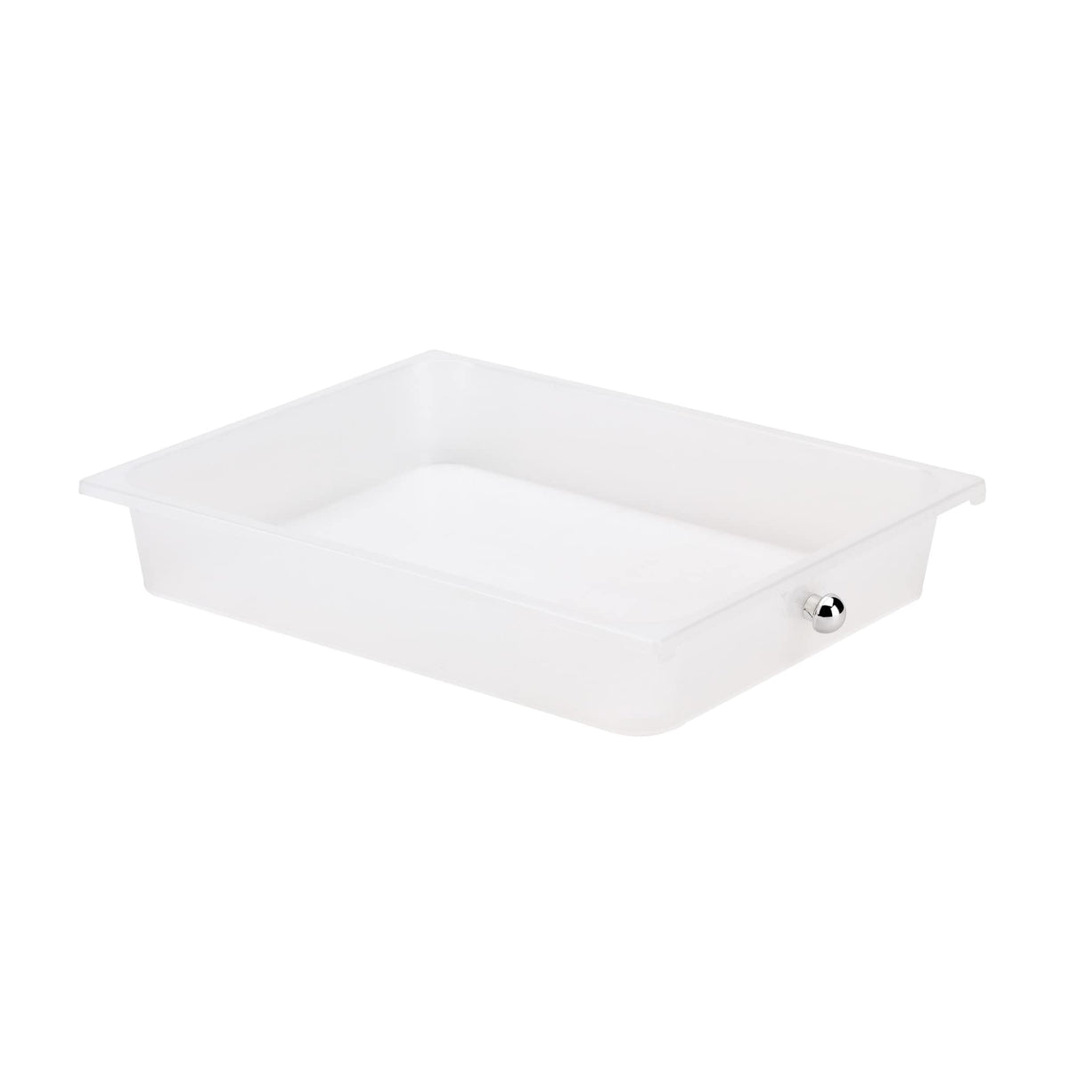 10 Drawer Mobile Cart White Chrome D710