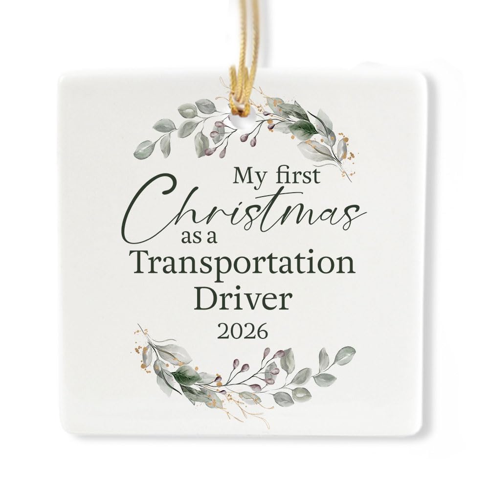 Ceramic 3-inch Square-Shaped Ornament D620339