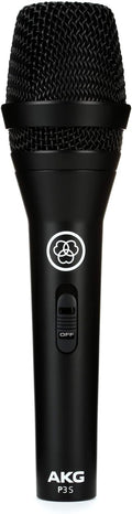 Cardioid Dynamic Vocal Microphone with On/Off Switch, XLR Connector, Black P380