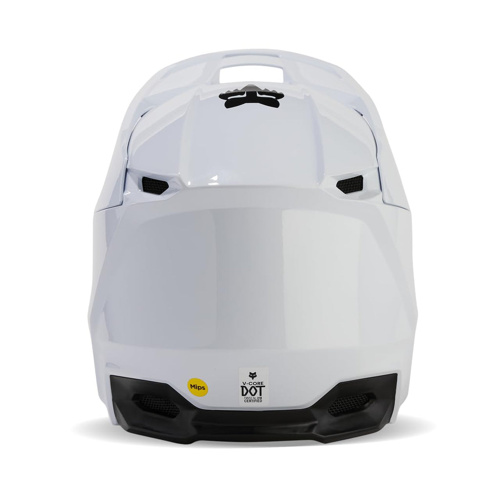 Matte White Motocross Helmet B9817