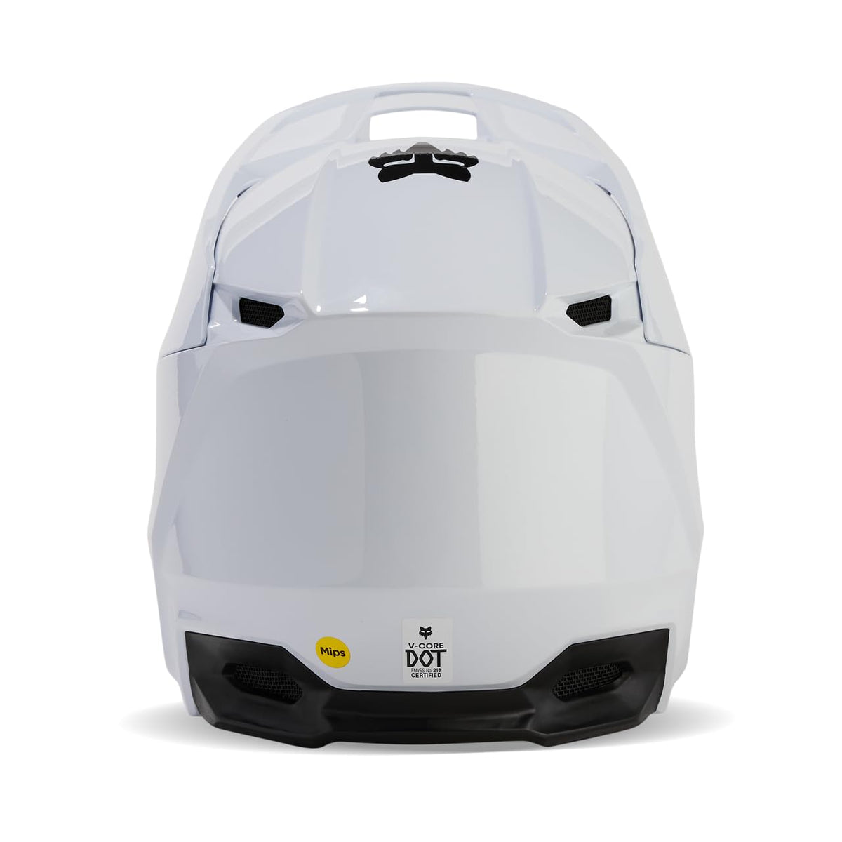 Matte White Motocross Helmet B9817