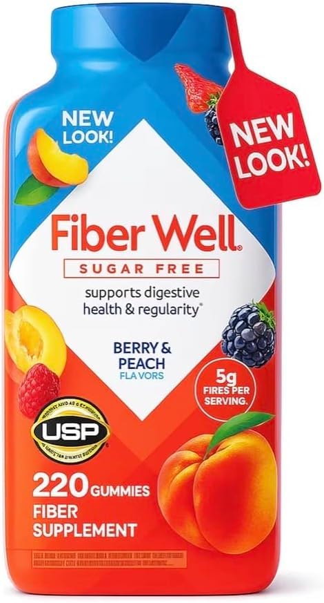 Sugar Free Fiber Gummies with Prebiotic 220 Count S83921