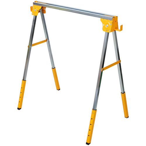 2 Pack Adjustable Height Folding Steel Sawhorse Y80529