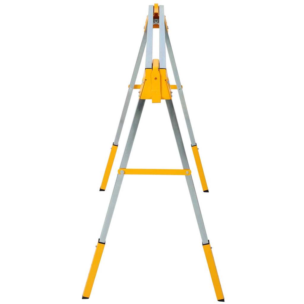 2 Pack Adjustable Height Folding Steel Sawhorse Y80529