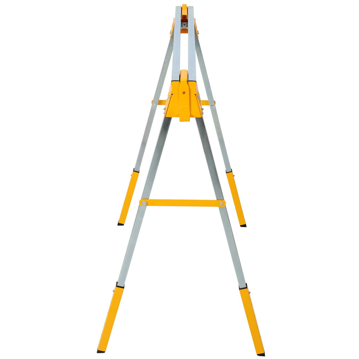 2 Pack Adjustable Height Folding Steel Sawhorse Y80529
