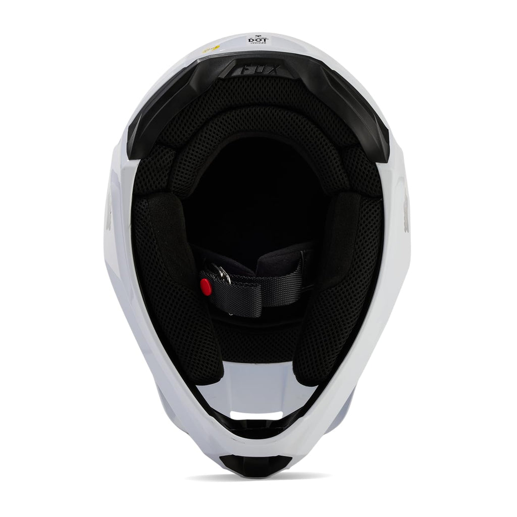 Matte White Motocross Helmet B9817