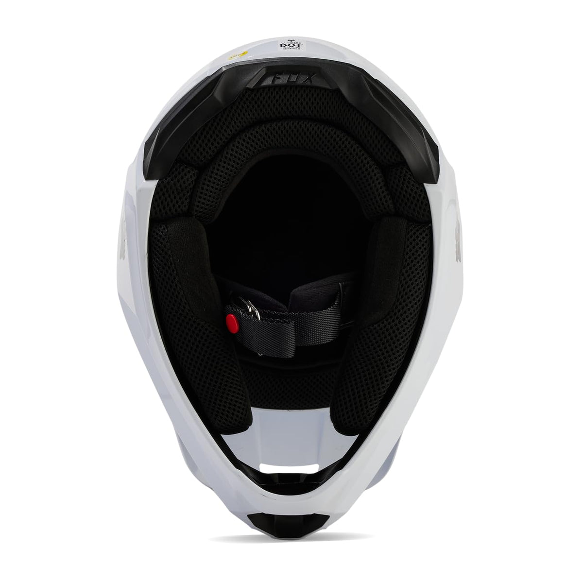 Matte White Motocross Helmet B9817