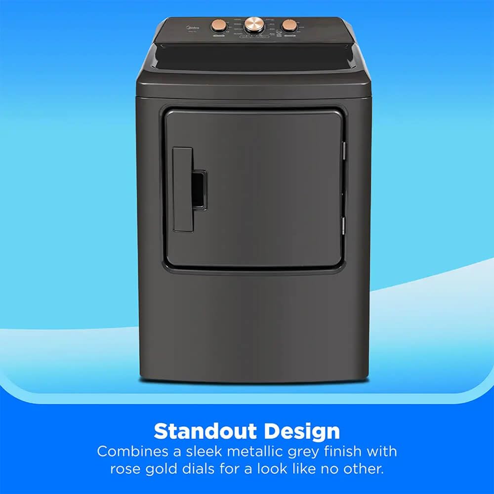 7 Cu. Ft. Grey Front Load Electric Dryer H2825