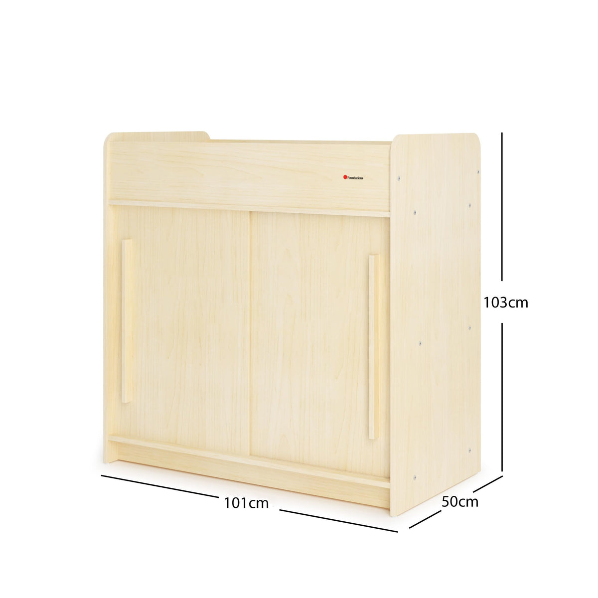 Daycare Changing Table with Built-in Shelving V526238