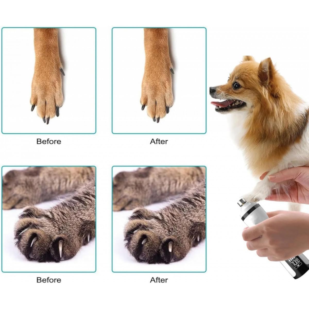 Cordless Pet Nail Grinder with LED Light U17100