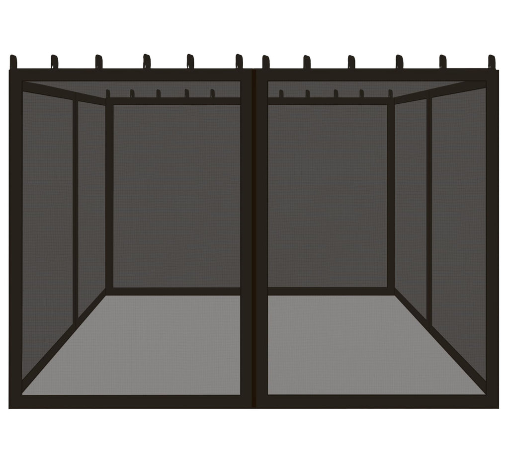 Black 10x10 FT Mosquito Netting Replacement F276757