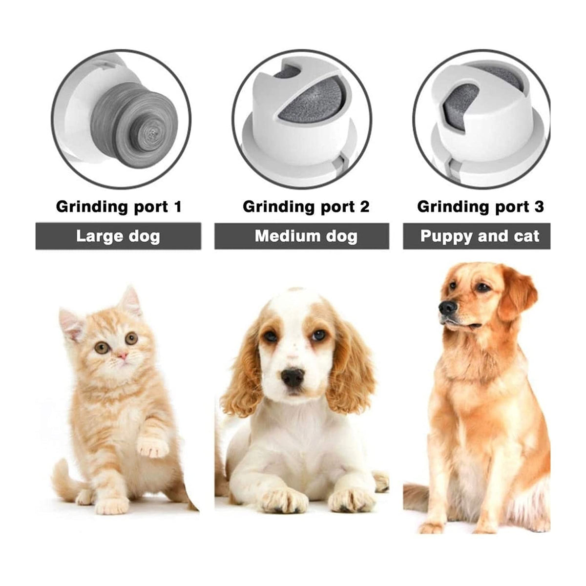 2-Speed Electric Rechargeable Pet Nail Grinder Y586210