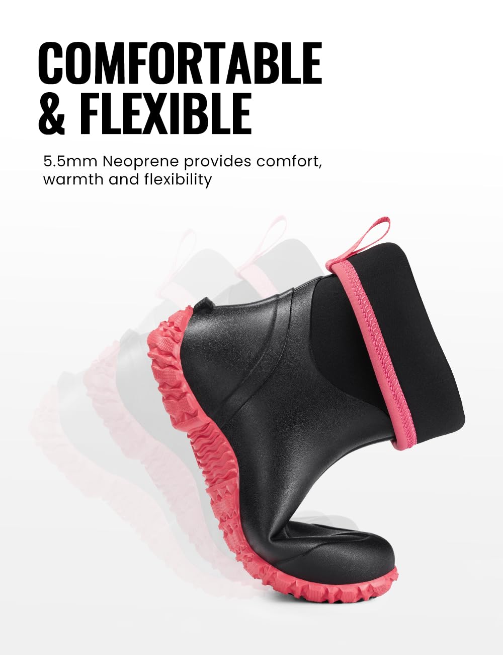 Waterproof Rubber Work Boots G1631