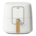 6 Quart Air Fryer with Touch-Activated Display, 4-in-1 Countertop Air Fryer 1750W, Nonstick Dishwasher Safe, White Icing J745