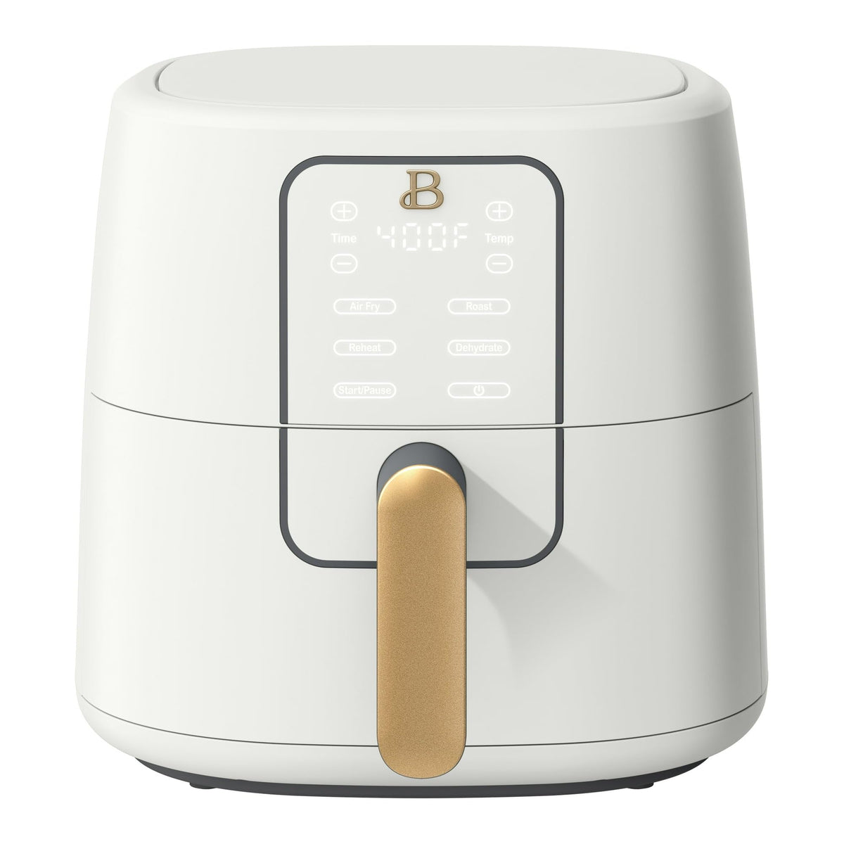 6 Quart Air Fryer with Touch-Activated Display, 4-in-1 Countertop Air Fryer 1750W, Nonstick Dishwasher Safe, White Icing J745