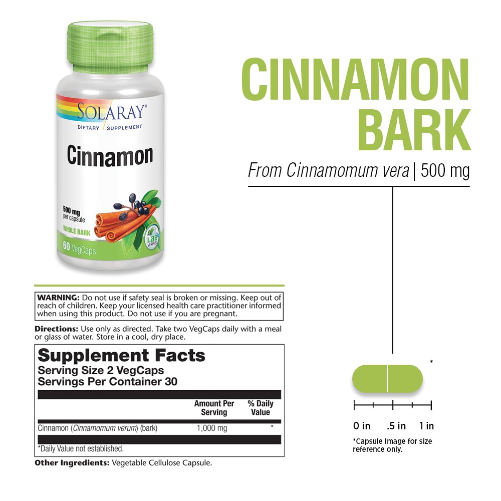 Cinnamon Bark 1000mg Vegan Capsules H193