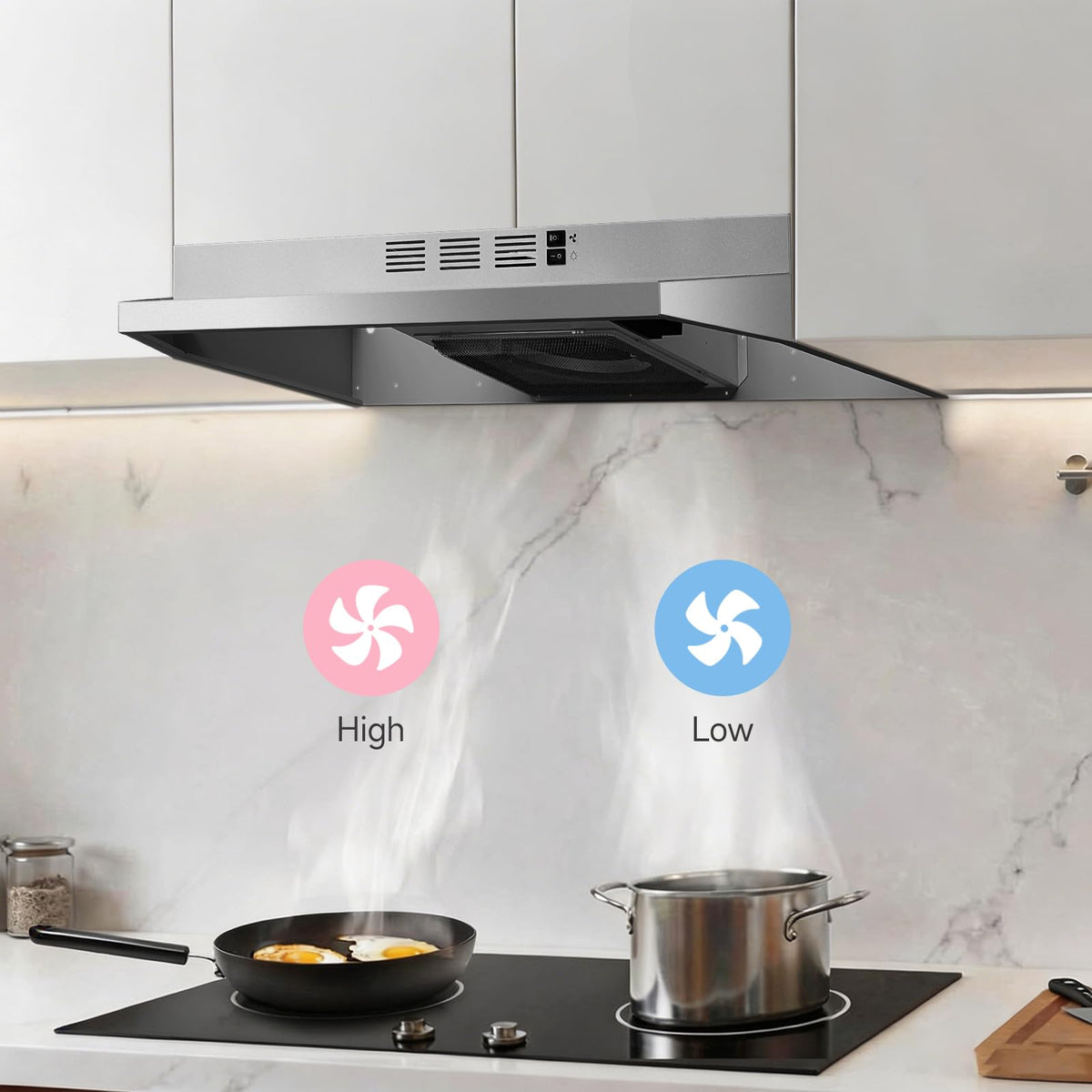 Stainless Steel Under Cabinet Range Hood X8478