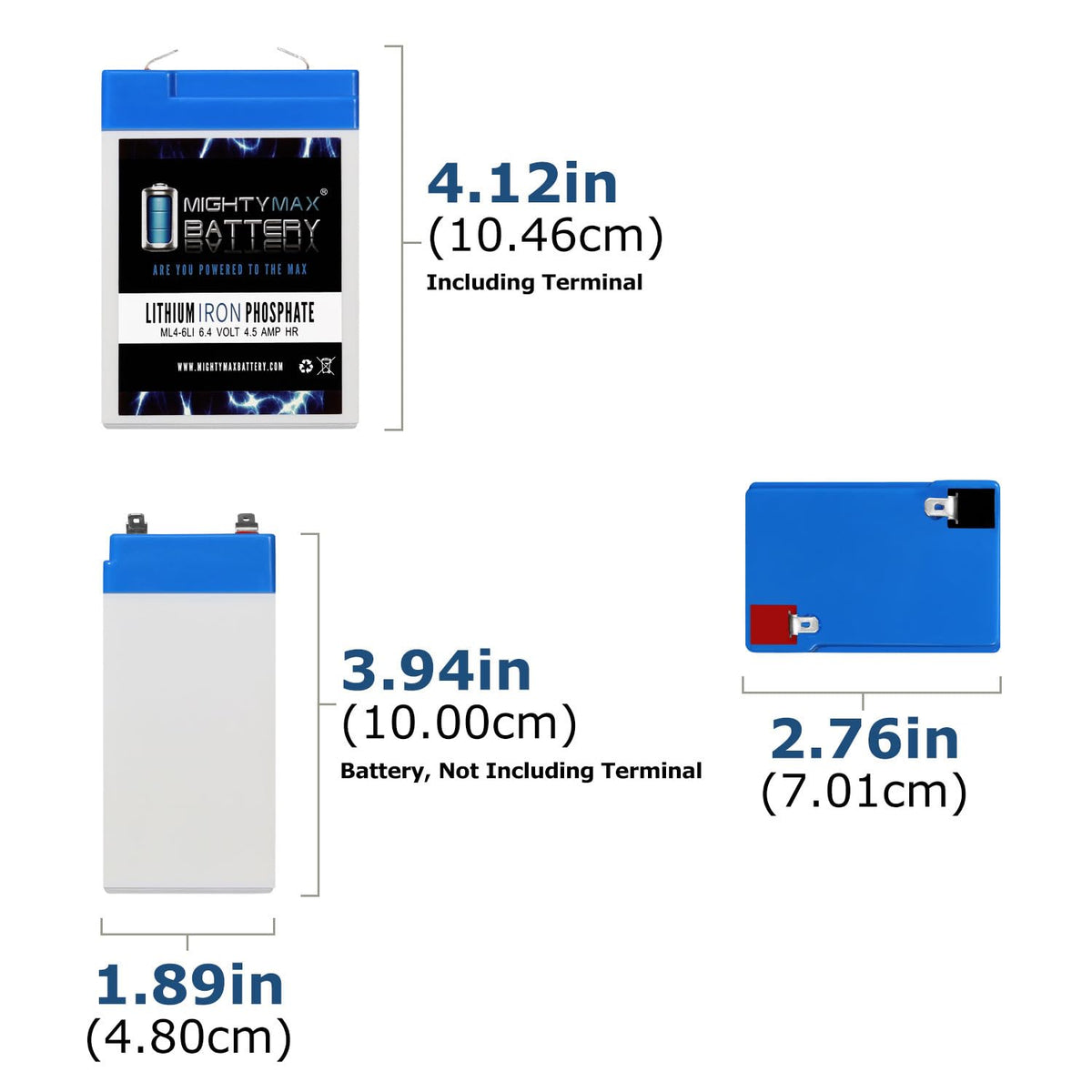6V 4.5AH Lithium Replacement Battery H3160