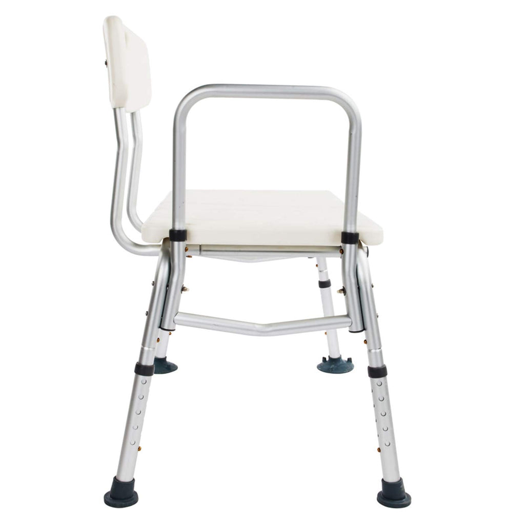 Shower Chair Bath Seat with Padded Armrests and Back D261