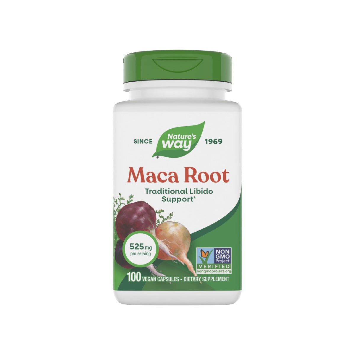 Maca Root Capsules Vegan 100 ct A361