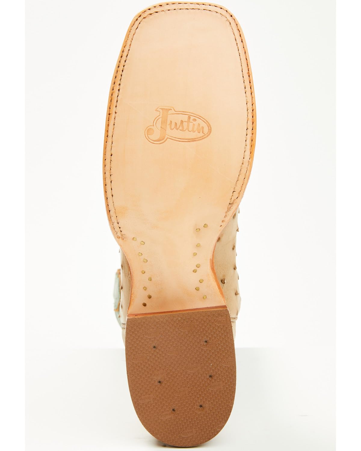 Men's Ostrich Western Boot Broad Square Toe M40889