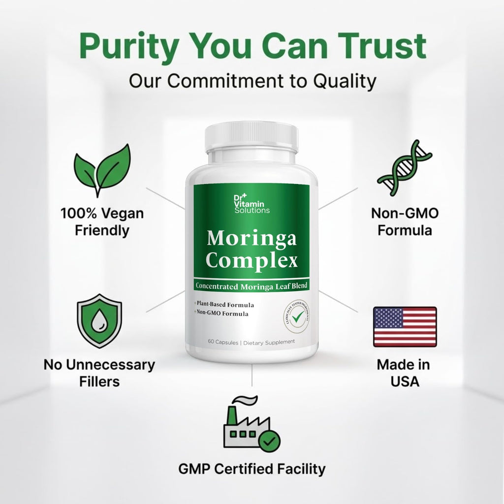 Moringa Oleifera Capsules with 20:1 Leaf Extract F31176
