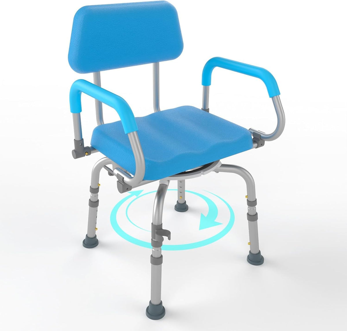 Swivel Shower Chair with Arms and Back U555764