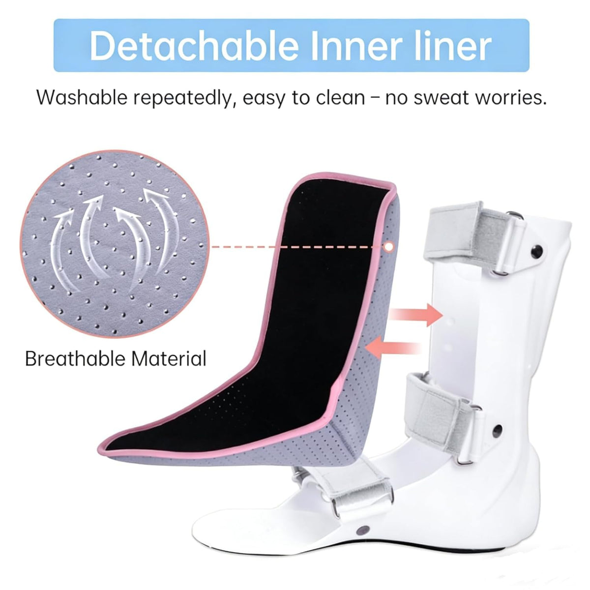 Walking Boot with Removable Liner & Splint E335265