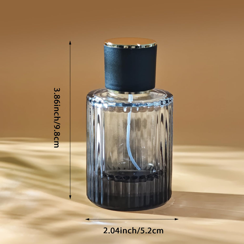 50ml Glass Spray Perfume Bottle Black Z325856