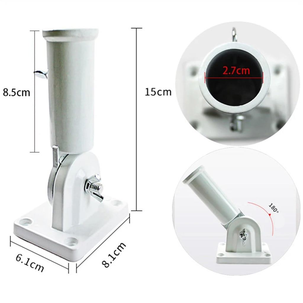 Adjustable Aluminum Flag Holder Wall Mount K985583