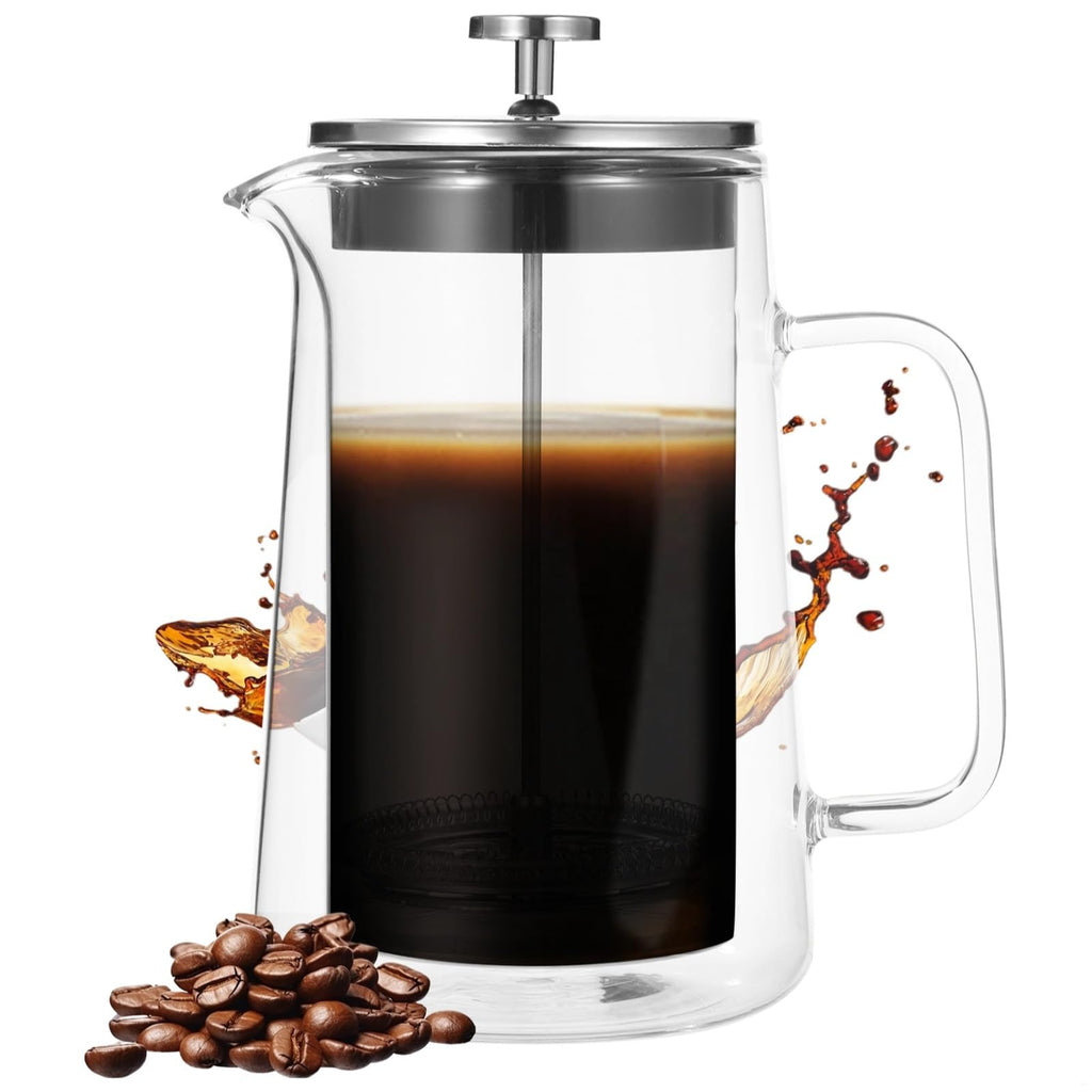 33.8 Oz Insulated Double Wall Tea Maker with Fine Mesh Filter K22003
