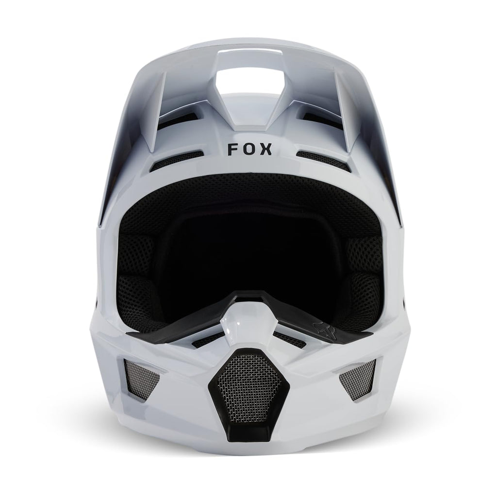 Matte White Motocross Helmet B9817
