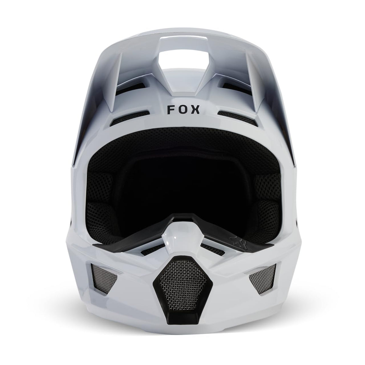 Matte White Motocross Helmet B9817