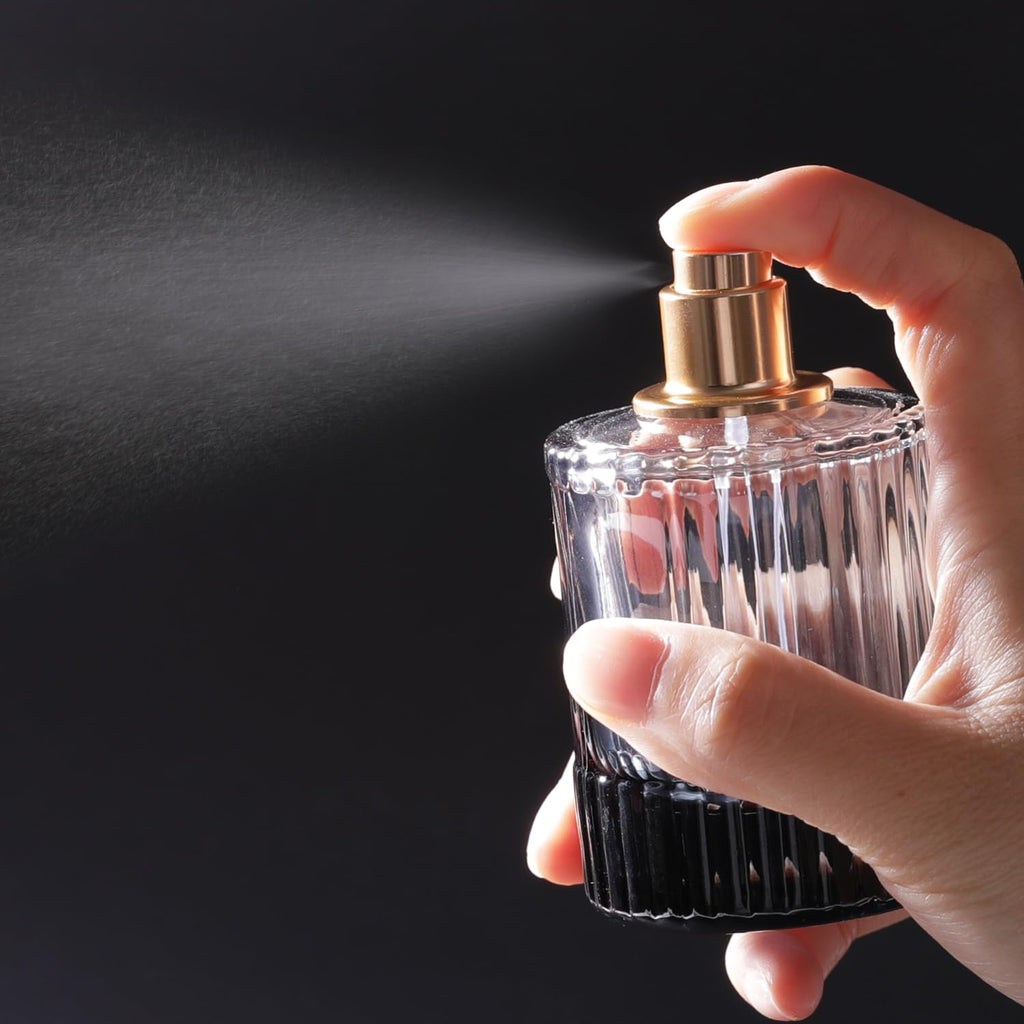 50ml Glass Spray Perfume Bottle Black Z325856
