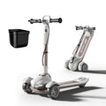 Kids Scooter with Dual Brakes, Music, Lights, Adjustable and Folding Y28447