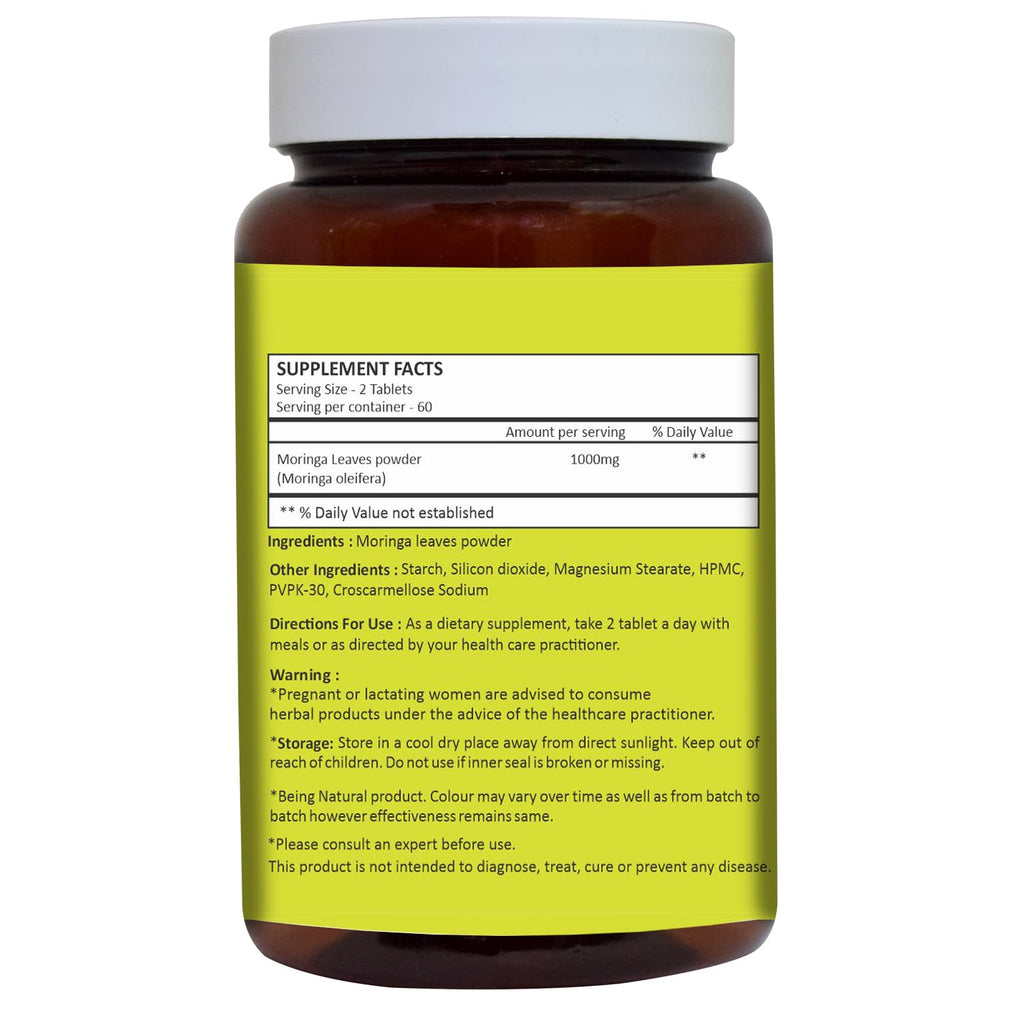 Moringa Tablets 120 Count 1000 mg J866585
