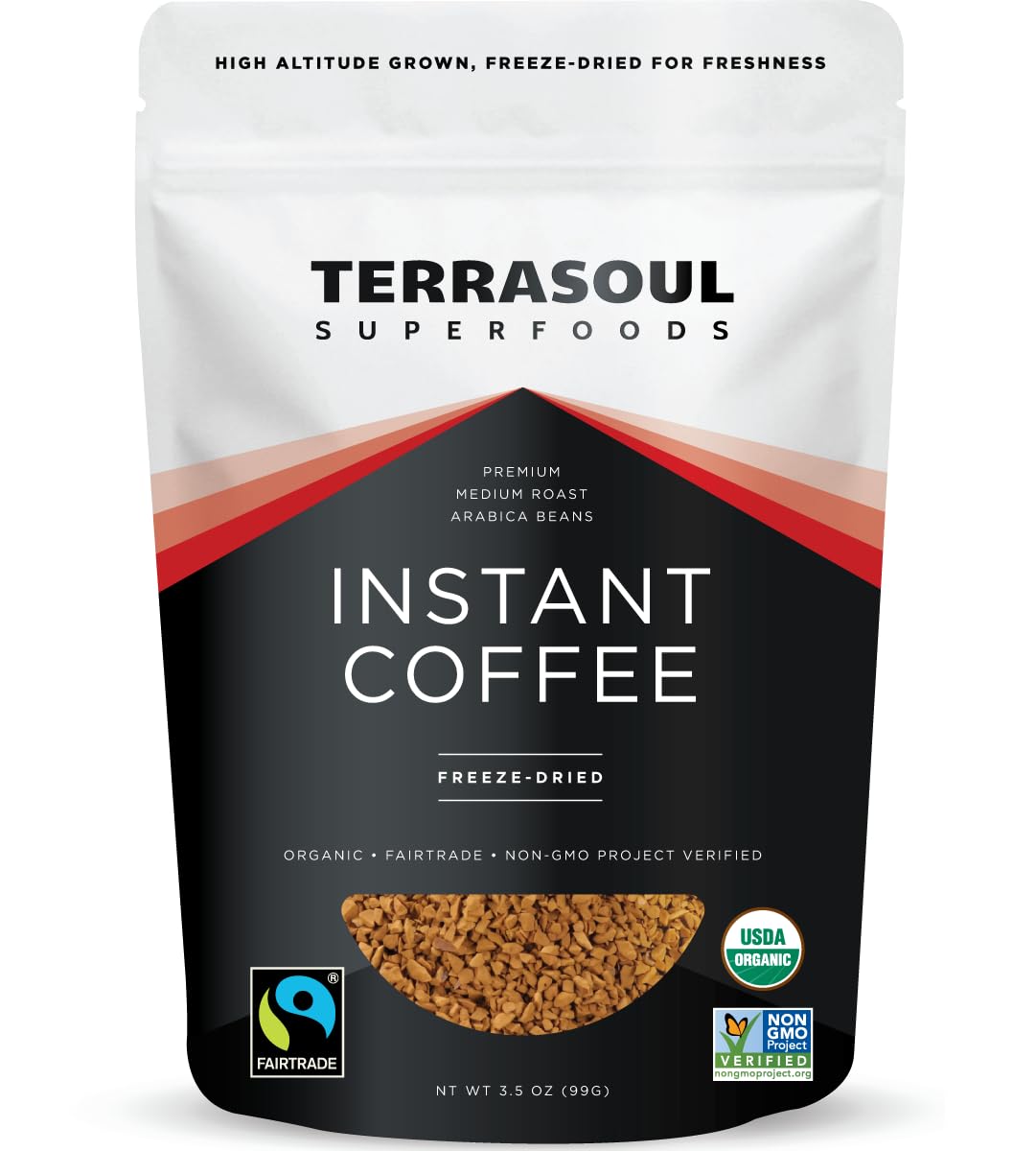 Organic Freeze-Dried Instant Coffee, 3.5 oz C835120