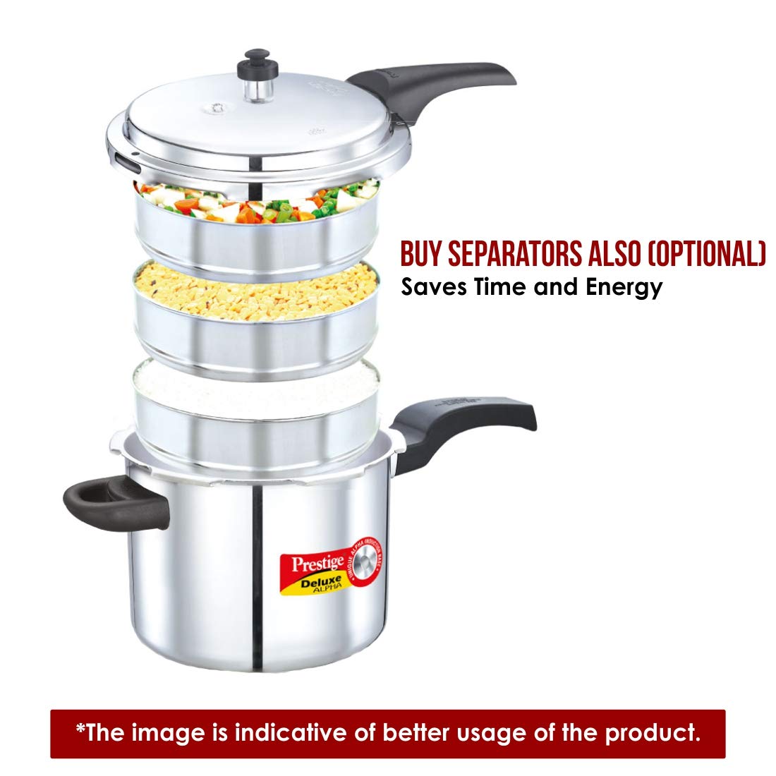 3L Stainless Steel Induction Pressure Cooker B203