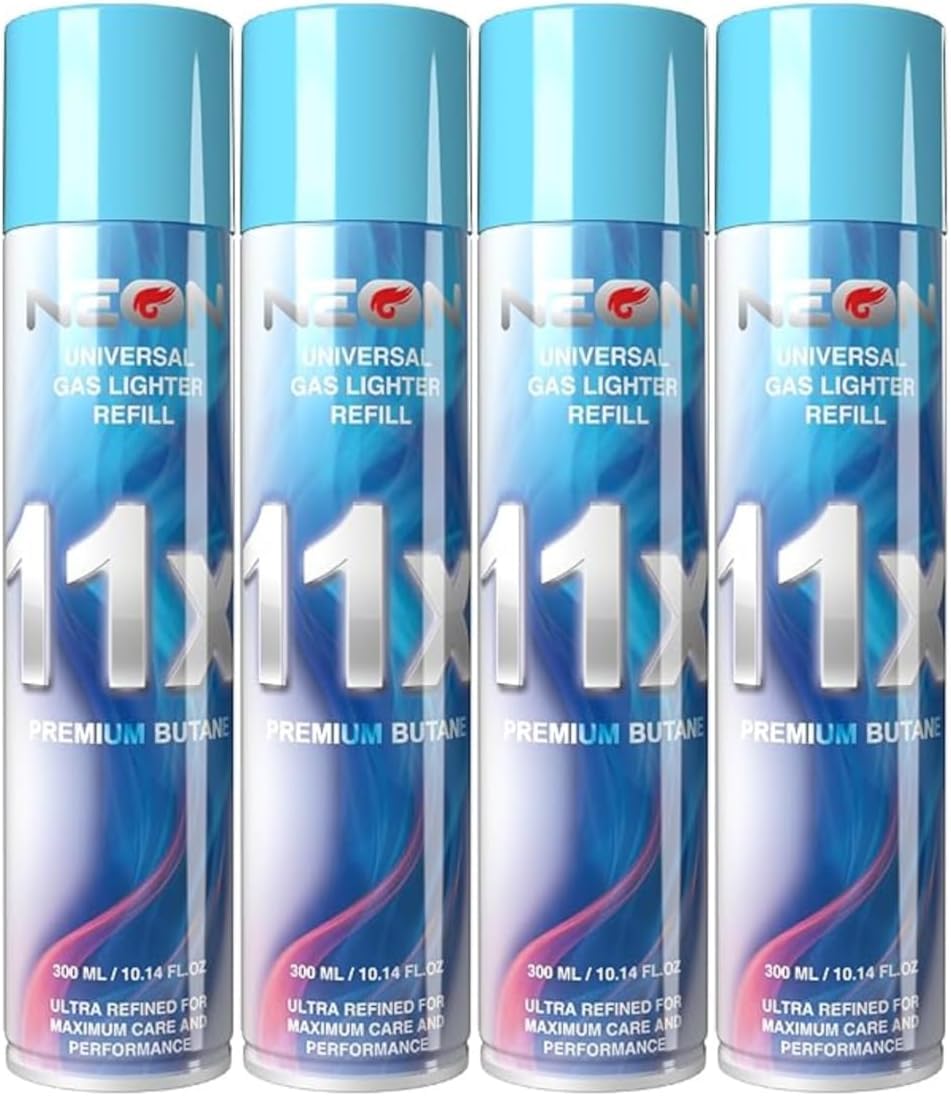 11X Ultra-Refined Butane Fuel 300ml with Metal Nozzle O177314