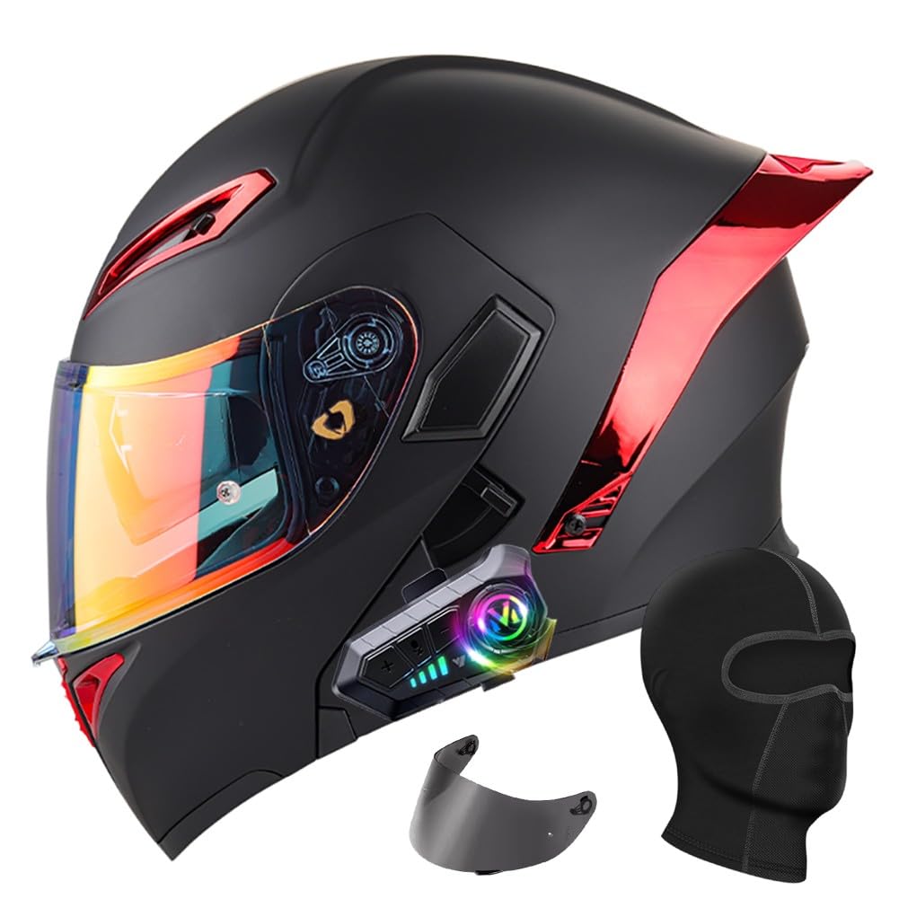 DOT Approved Flip up Full Face Modular Motorcycle Helmet K27982
