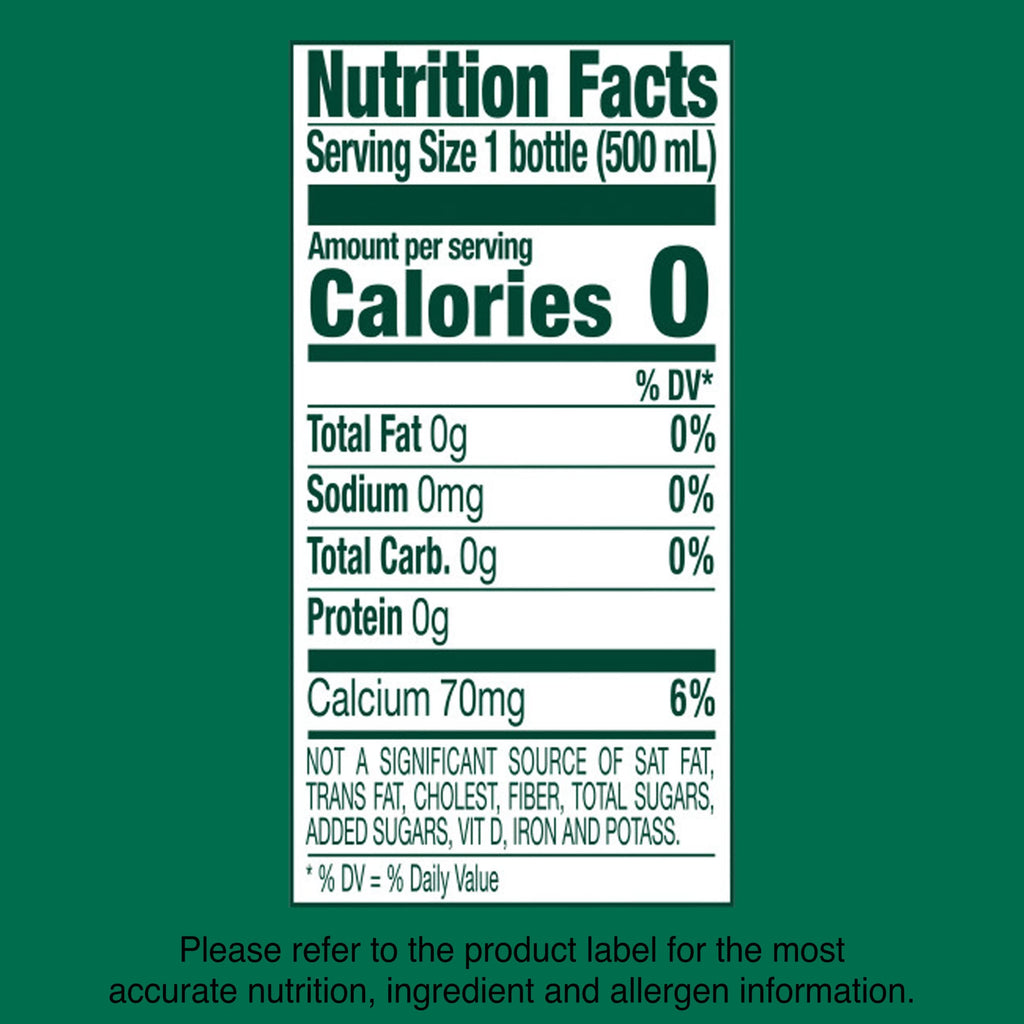 Lime Flavored Sparkling Water 16.9 FL OZ 24 Count R590