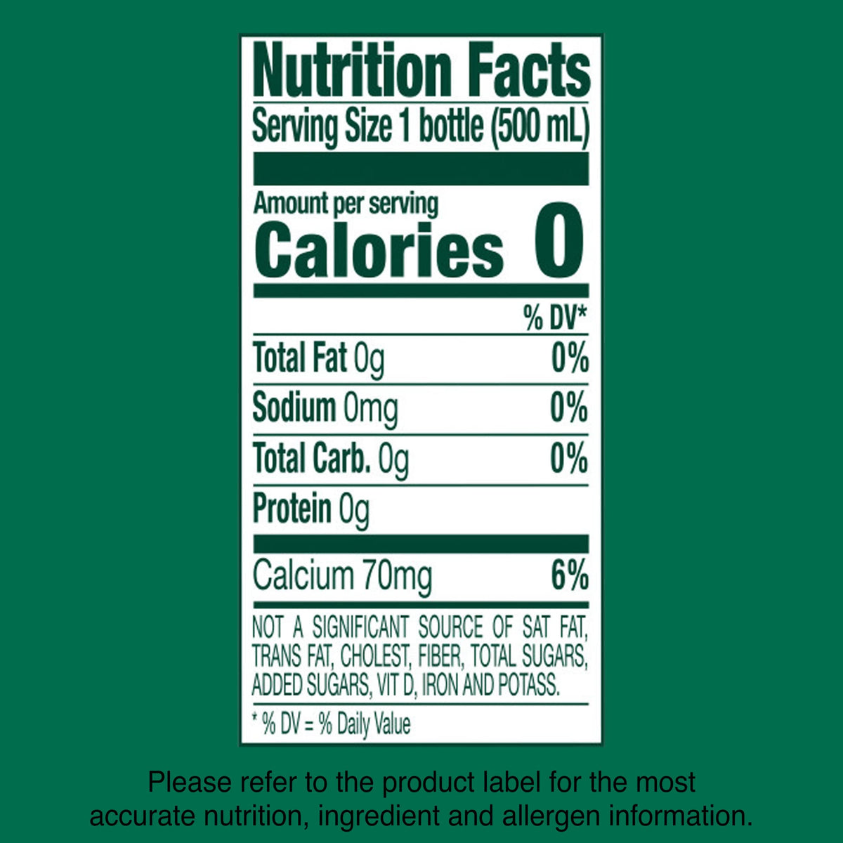 Lime Flavored Sparkling Water 16.9 FL OZ 24 Count R590
