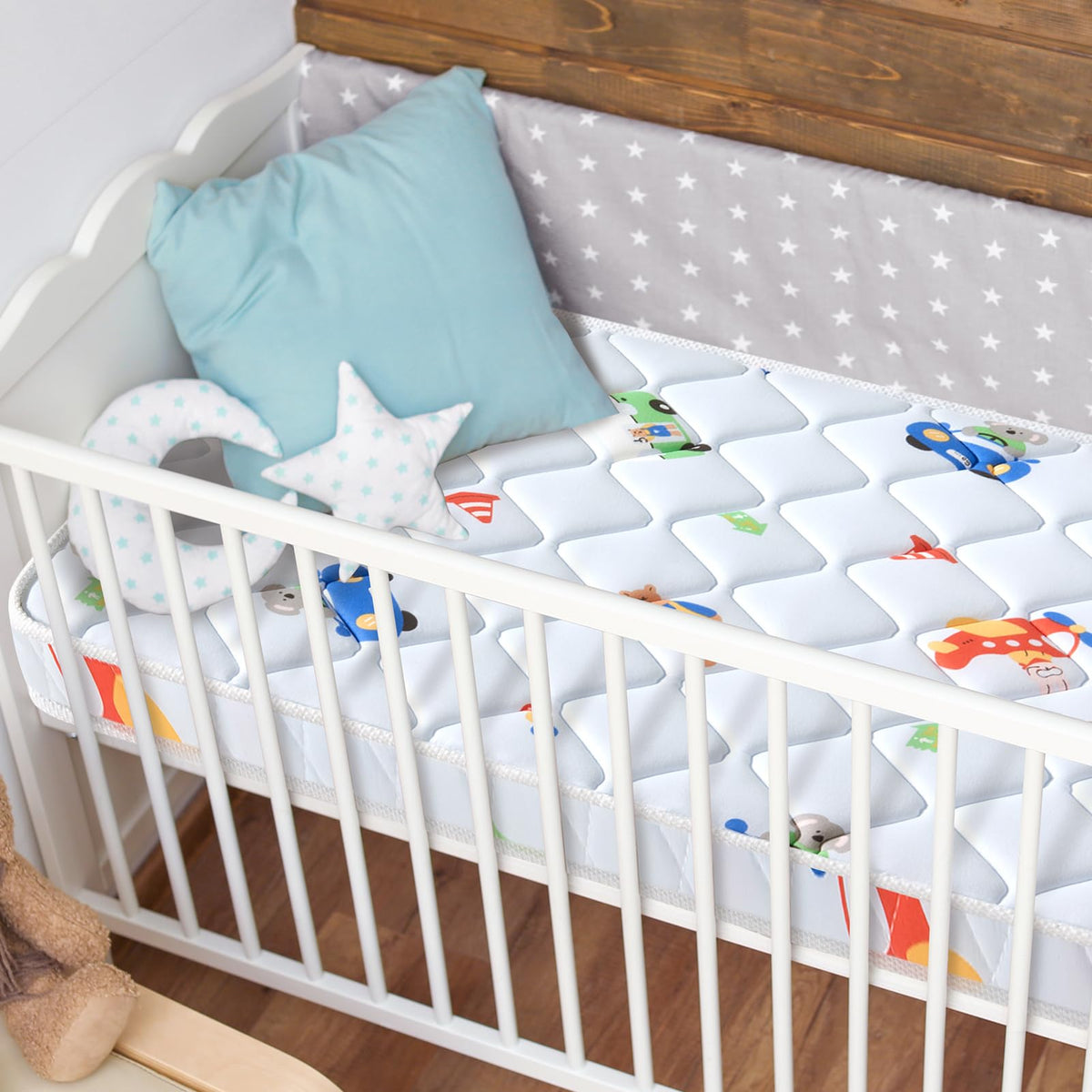 5" Thick Knitted Fabric Crib Mattress F48332