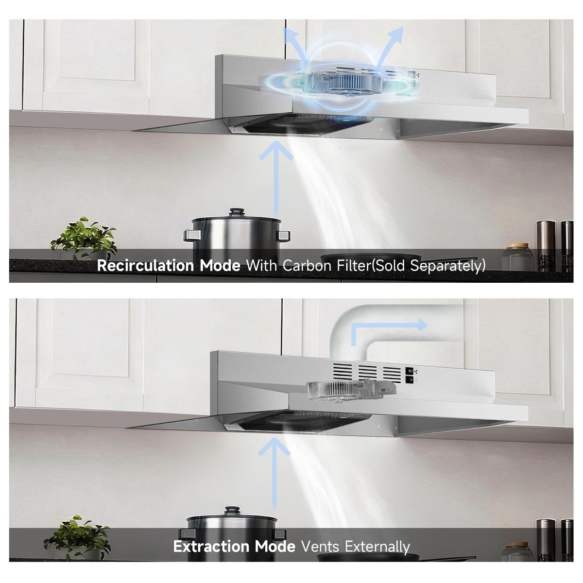 Stainless Steel Under Cabinet Range Hood X8478