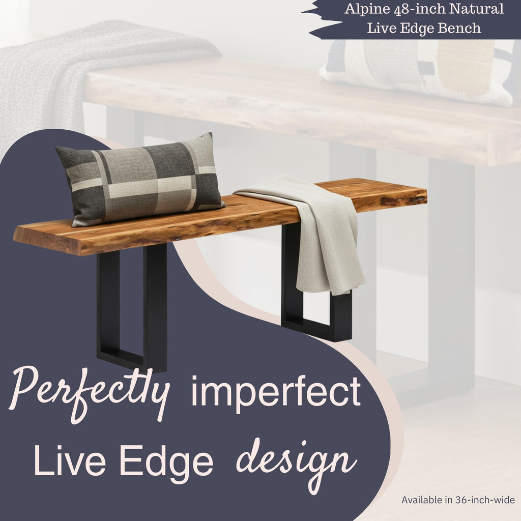 Solid Wood Entryway Bench H60007