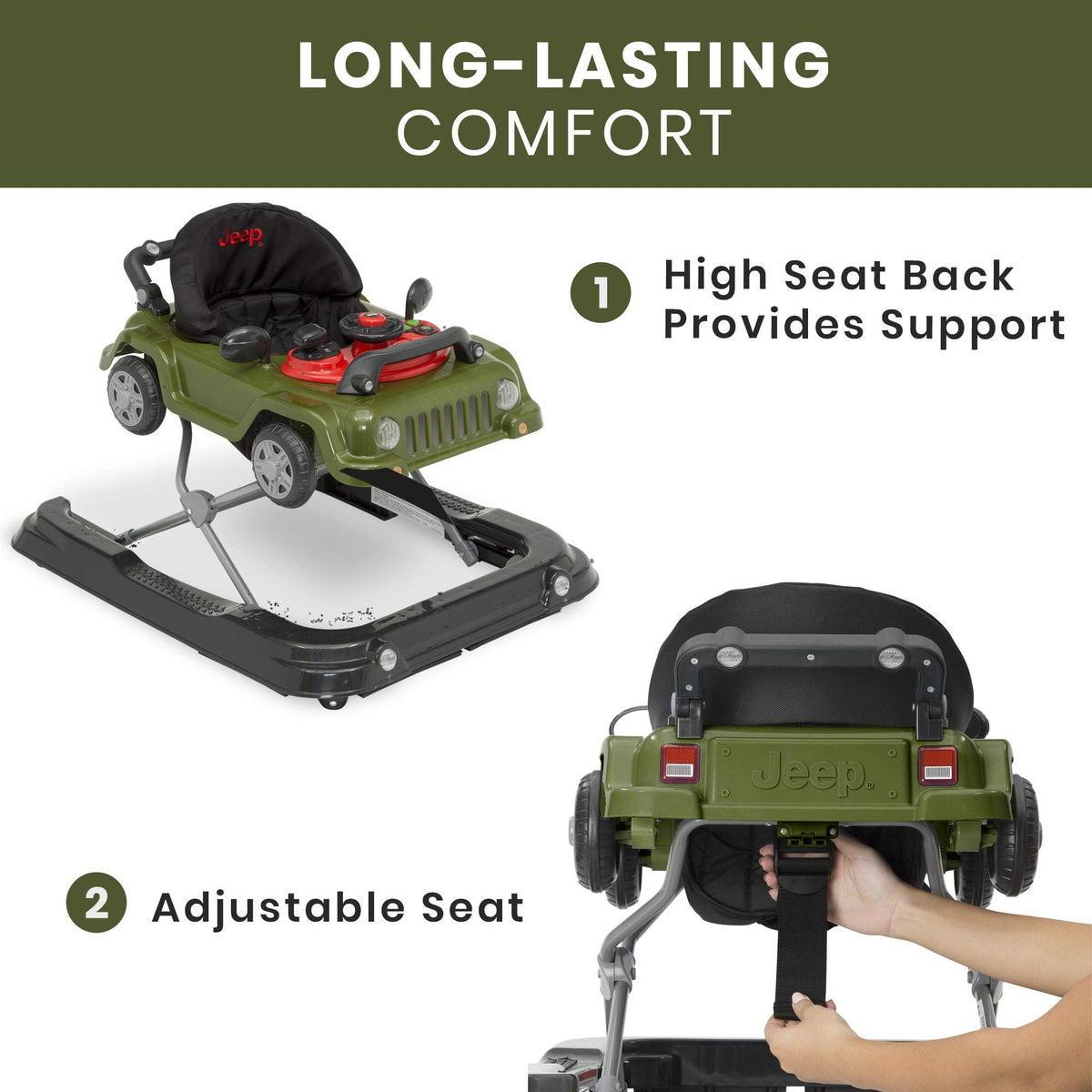 Green 3-in-1 Activity Walker B313