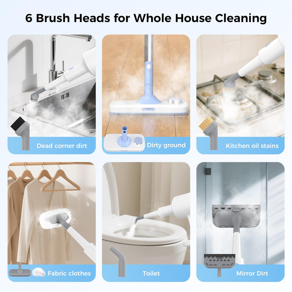 10 in 1 Detachable Handheld Steam Mop V436951