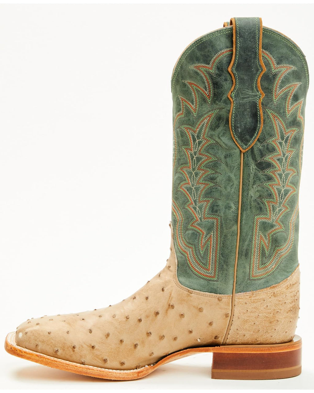 Men's Ostrich Western Boot Broad Square Toe M40889
