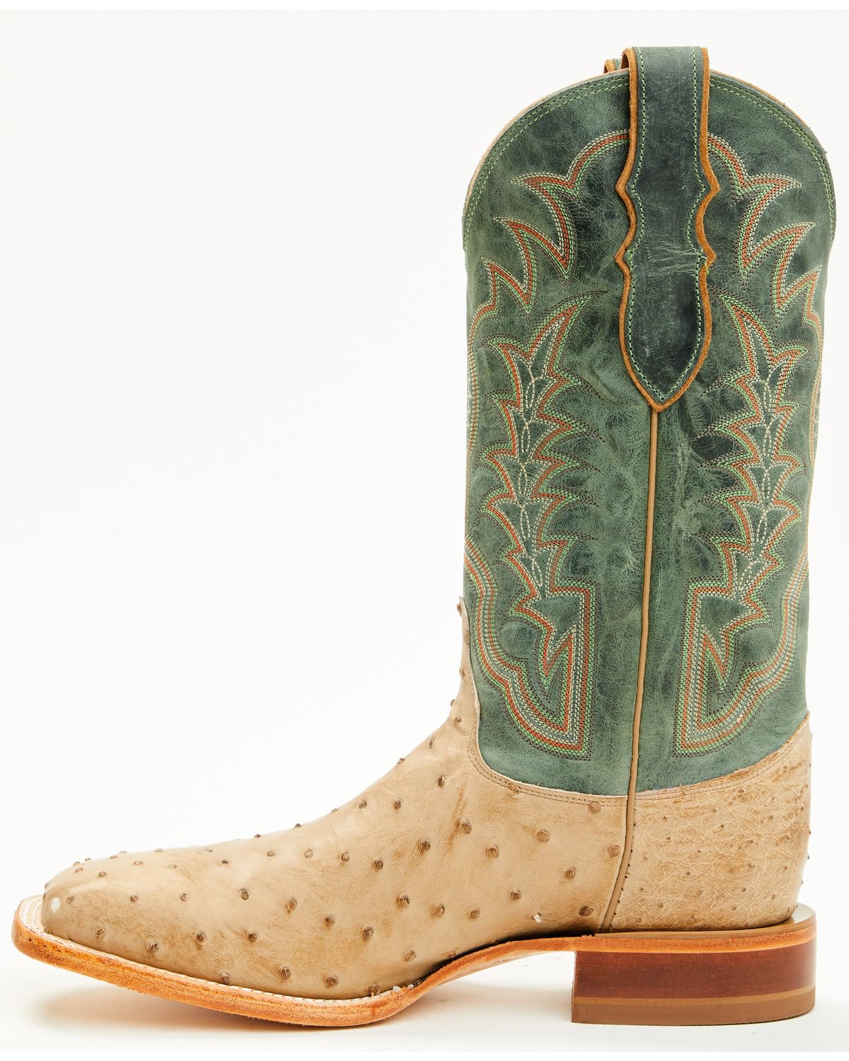 Men's Ostrich Western Boot Broad Square Toe M40889